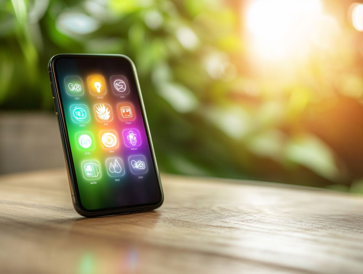 Aura app for emotional well-being with meditation practices