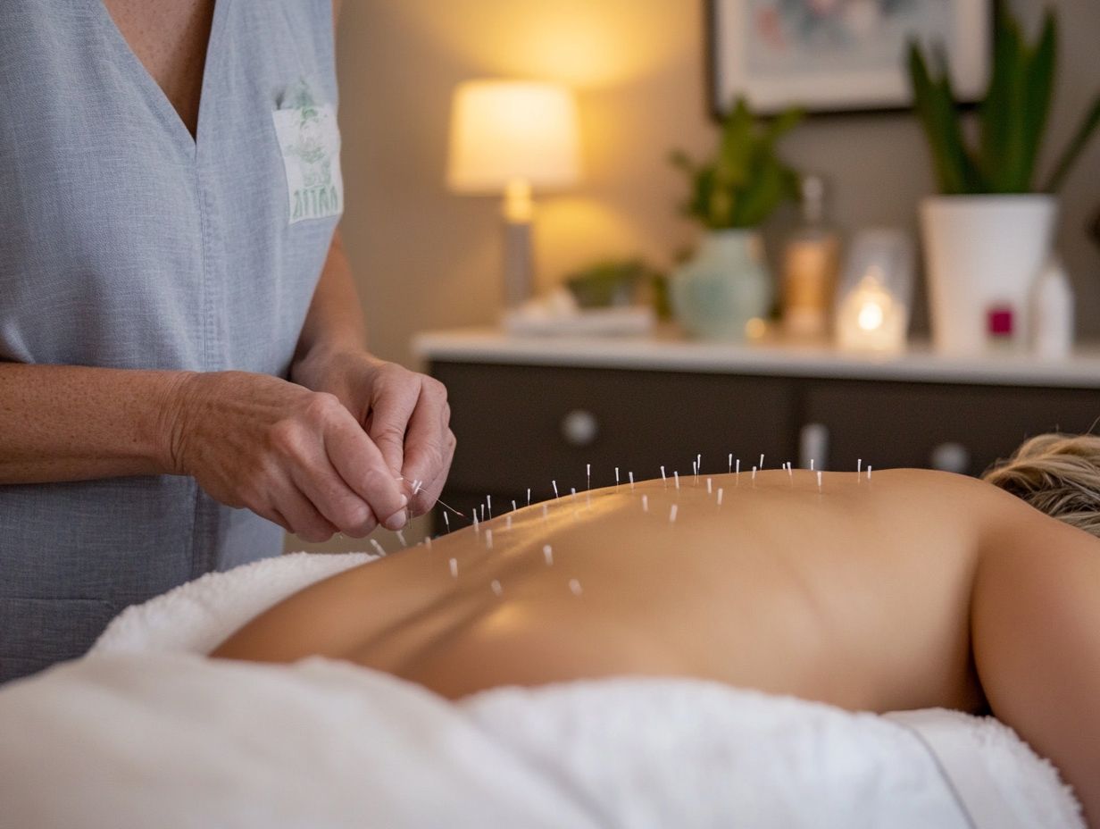 Image illustrating common misconceptions about acupuncture