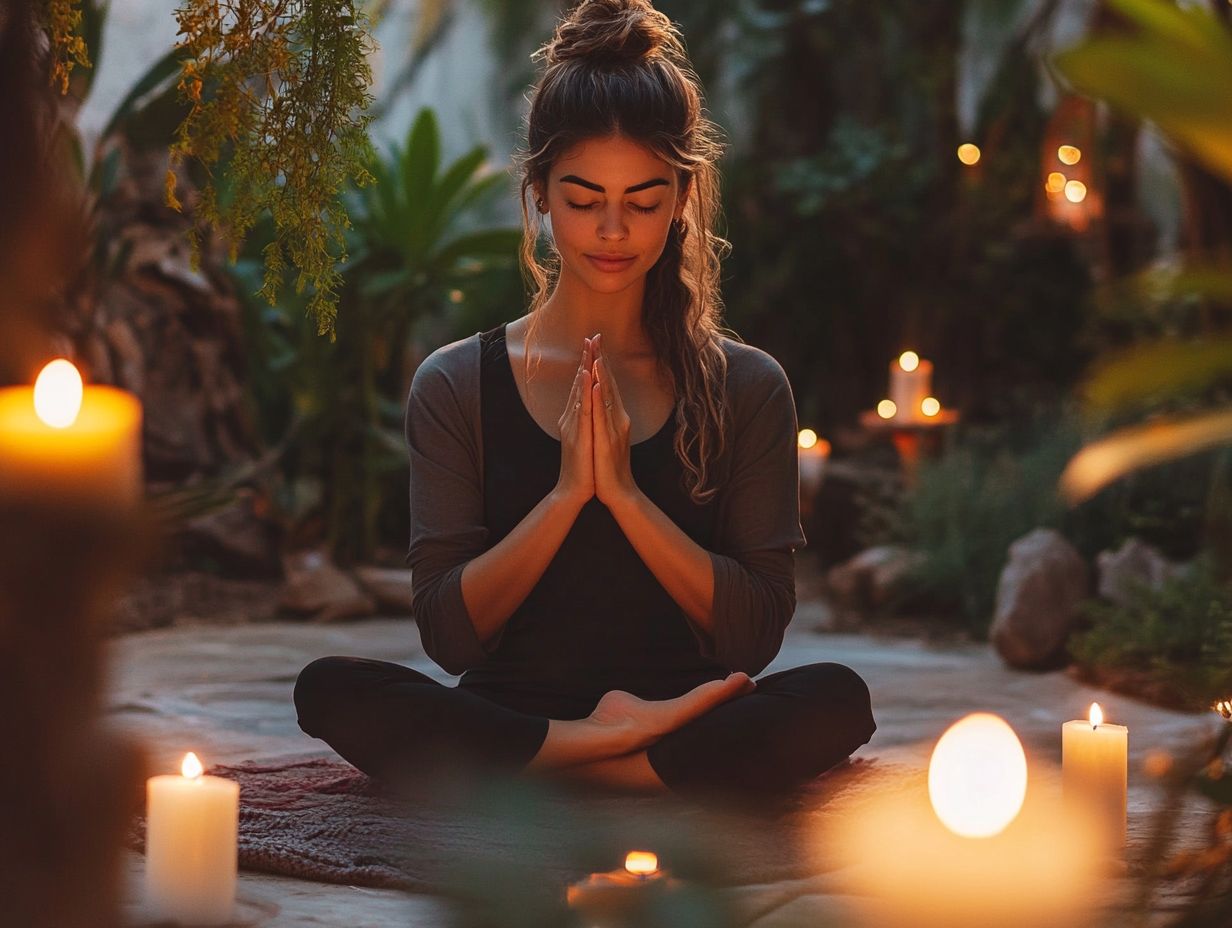 A person receiving energy healing therapy for pain management.