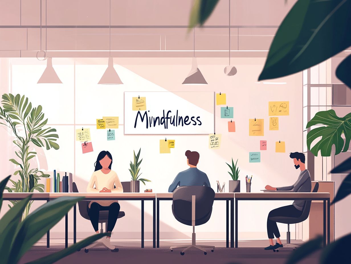 Infographic of Key Takeaways on Mindfulness in the Workplace