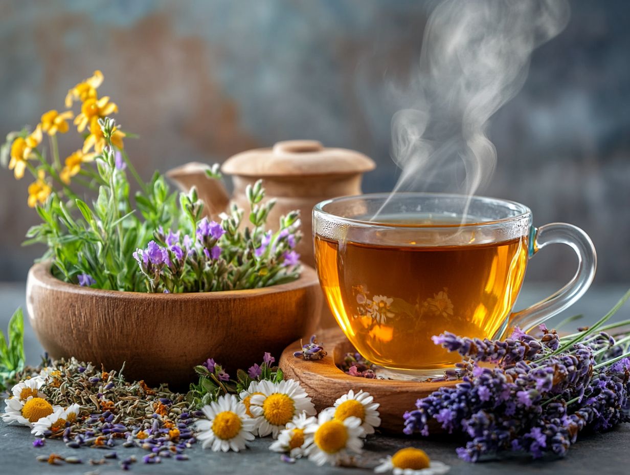 An overview of herbal remedies for anxiety.