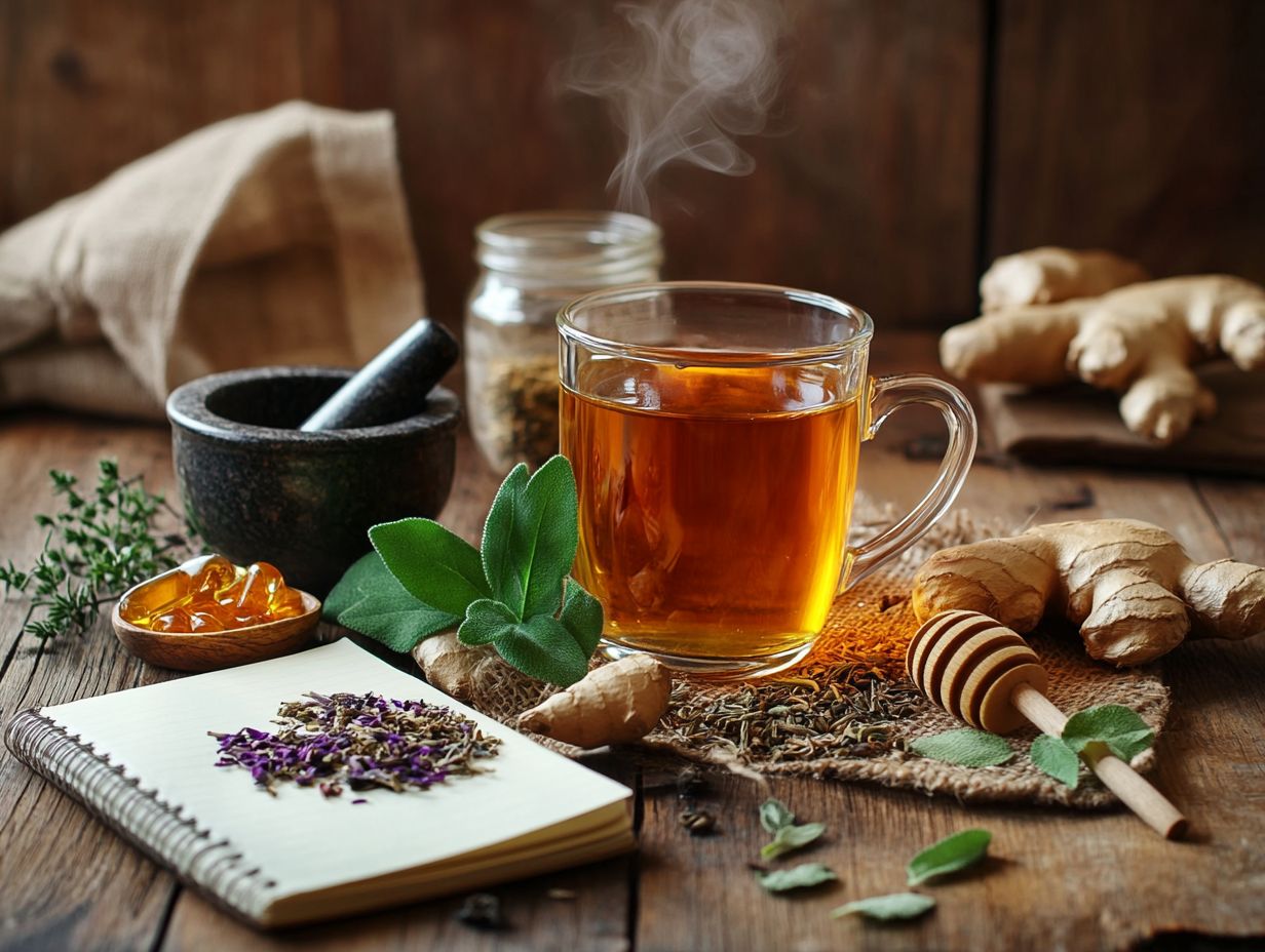 A variety of herbs used for wet cough relief.