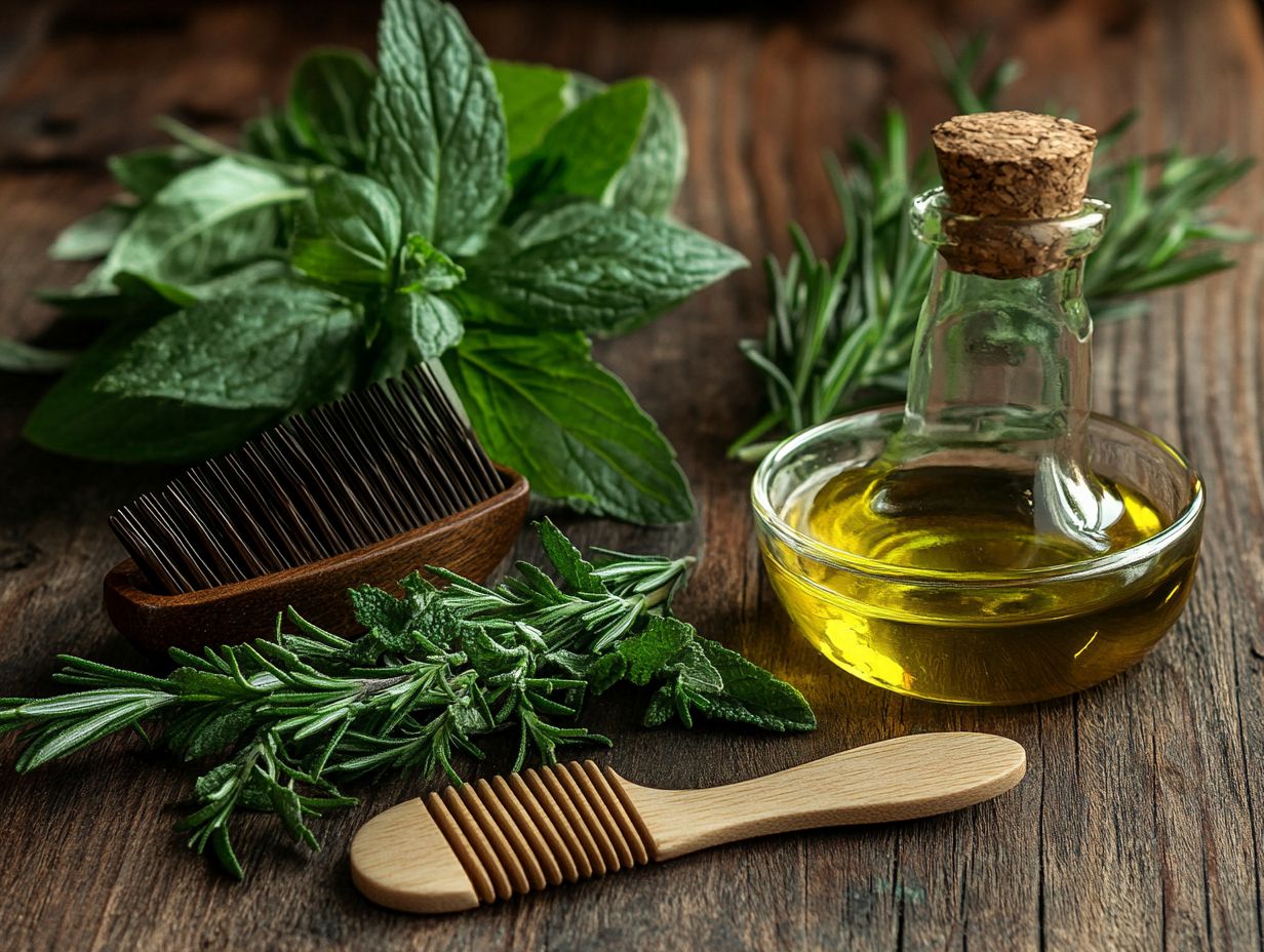 Image of ginseng roots, an herbal remedy for hair growth.