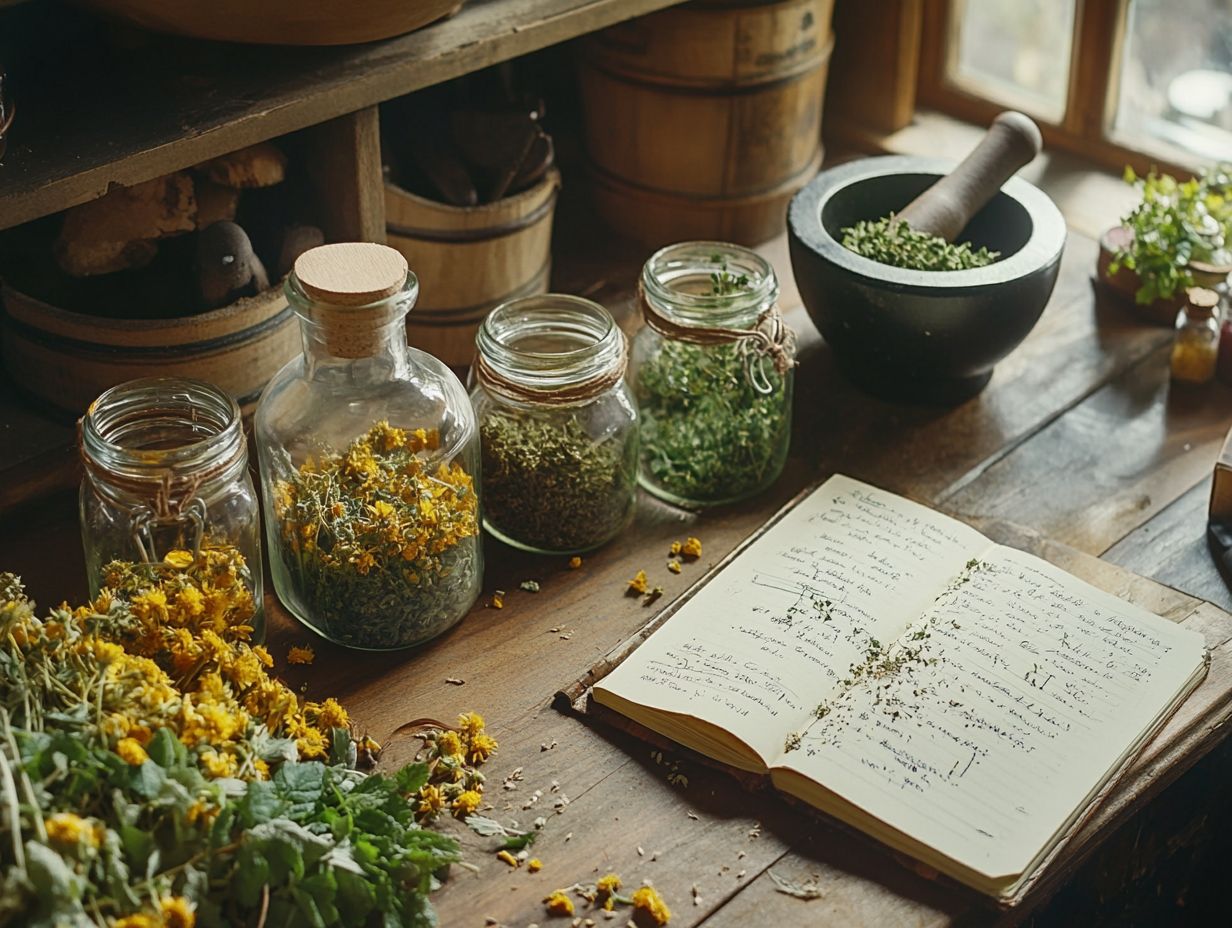 How can I use herbs for hormonal balance?