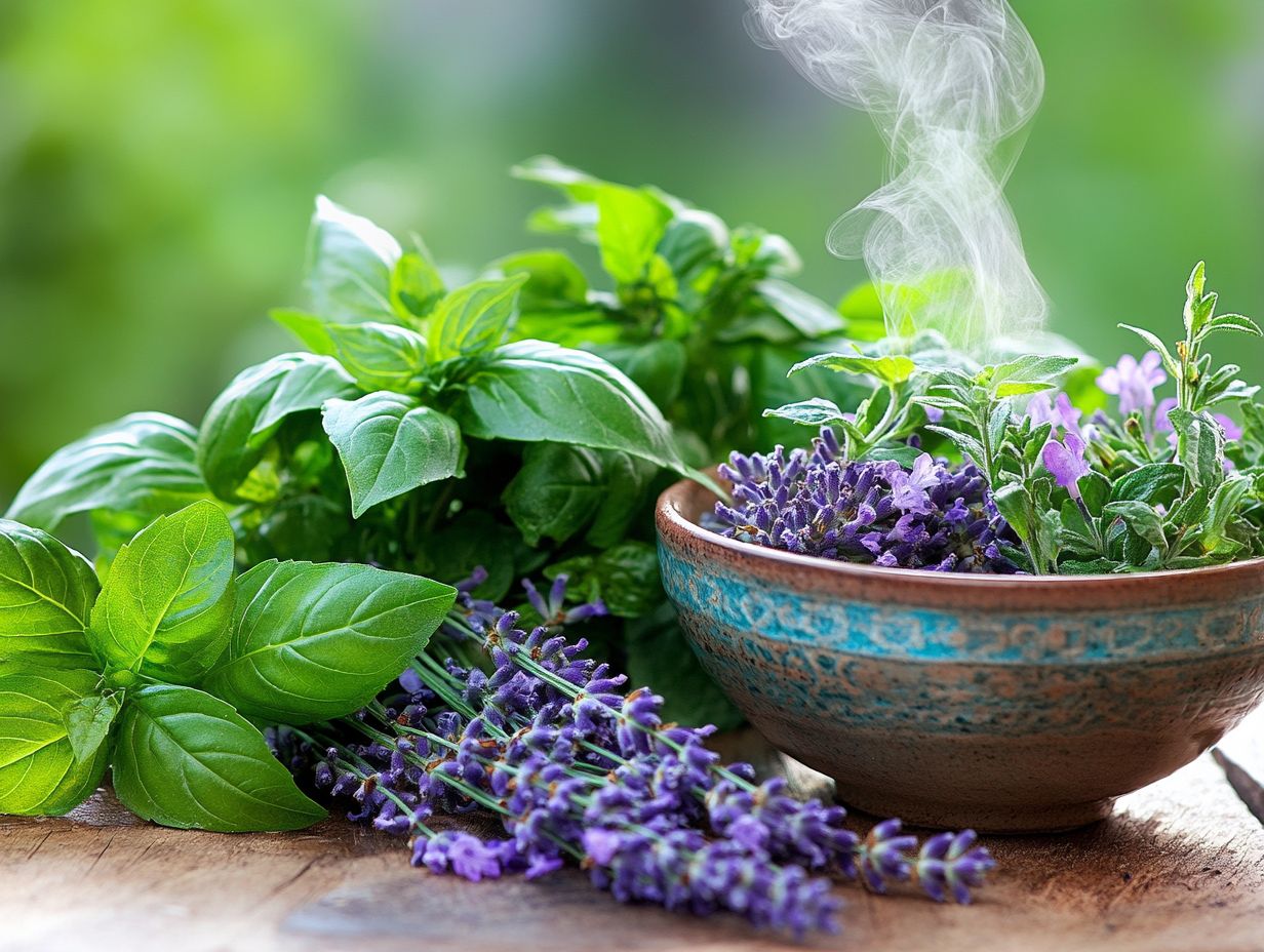 What are some herbs that can improve my mood naturally?