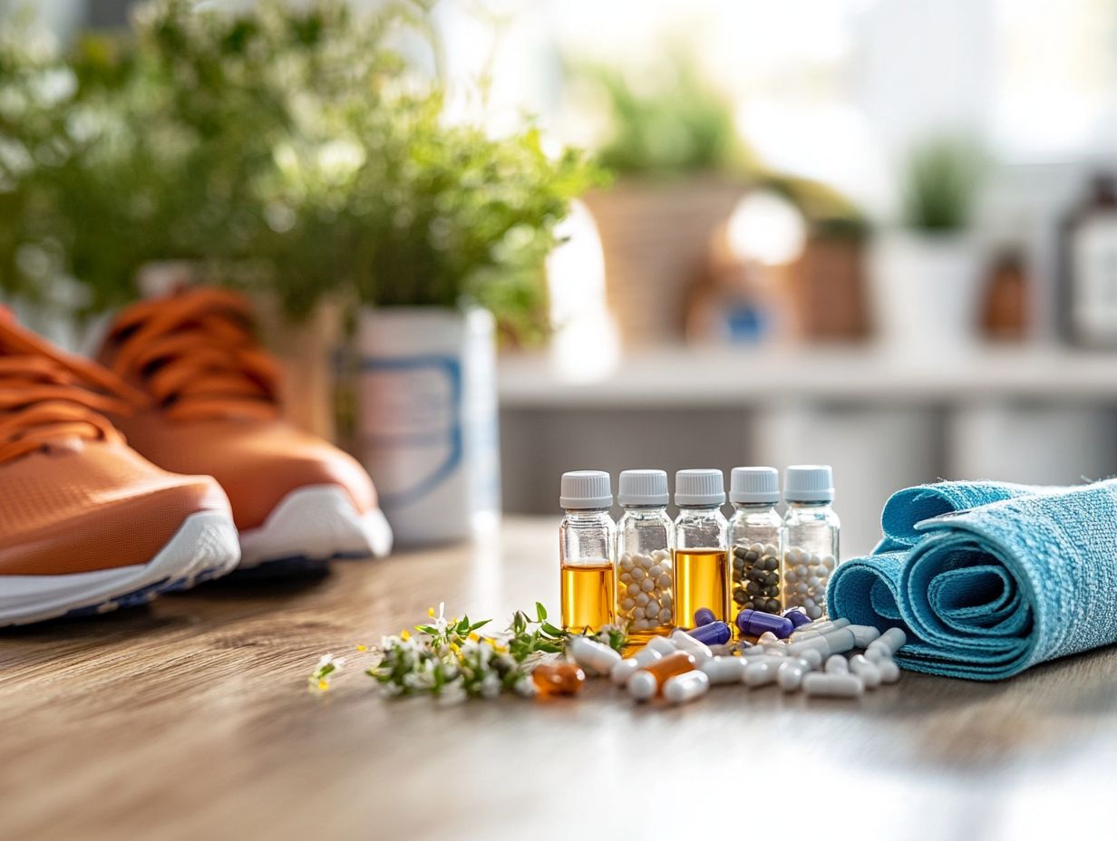 Illustration of Frequently Asked Questions about Homeopathy for Sports Injuries