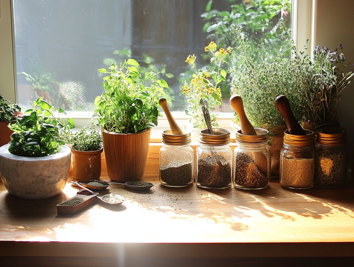 Tools for Herbal Remedies