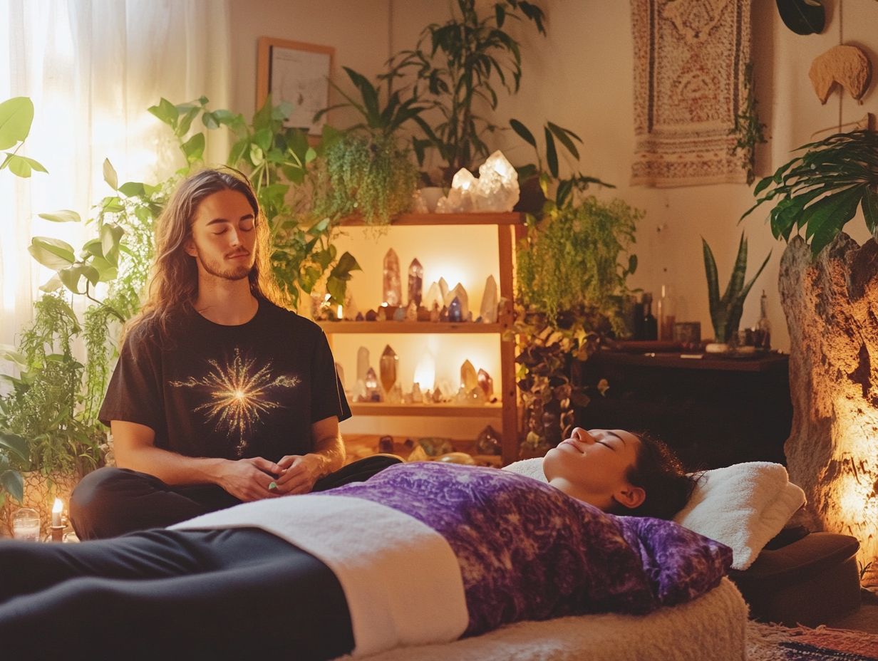 An image depicting various types of Reiki training