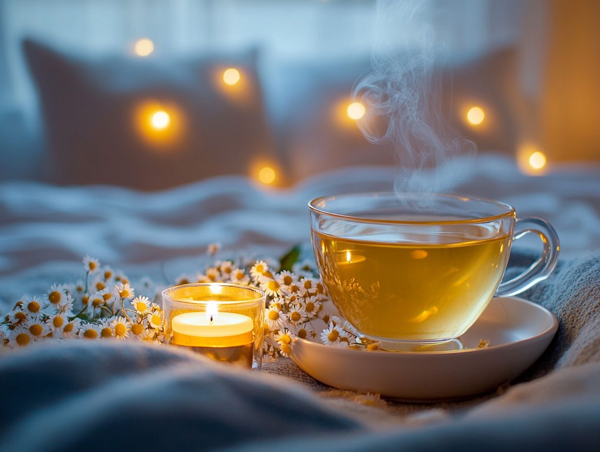 Different forms of chamomile for better sleep