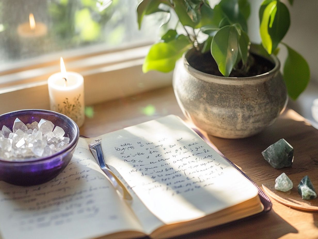 A guide to journaling for energy healing.