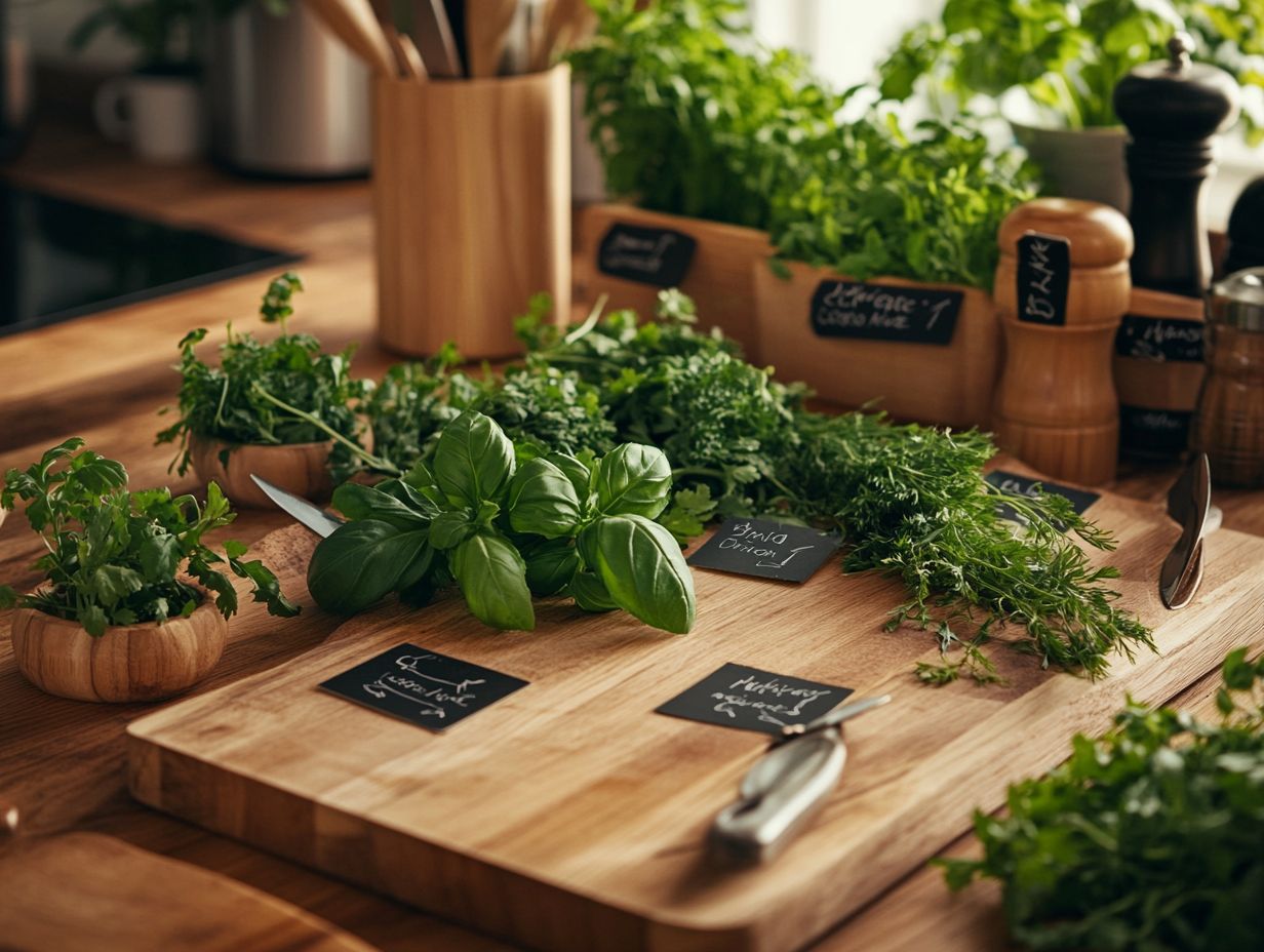 Fresh herbs provide numerous health benefits, including vitamins and antioxidants.