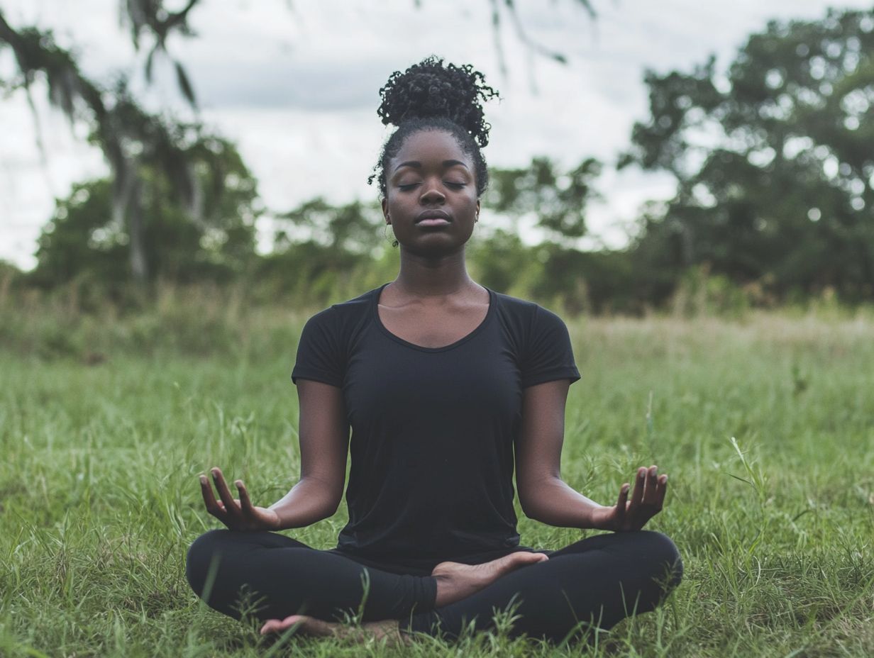 A graphic illustrating the connection between body awareness and mindfulness