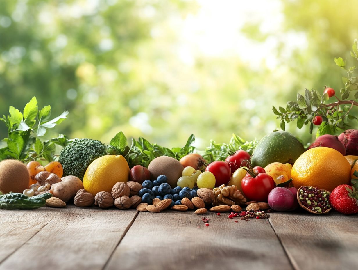 Assorted Fruits and Vegetables as Natural Sources of Micronutrients