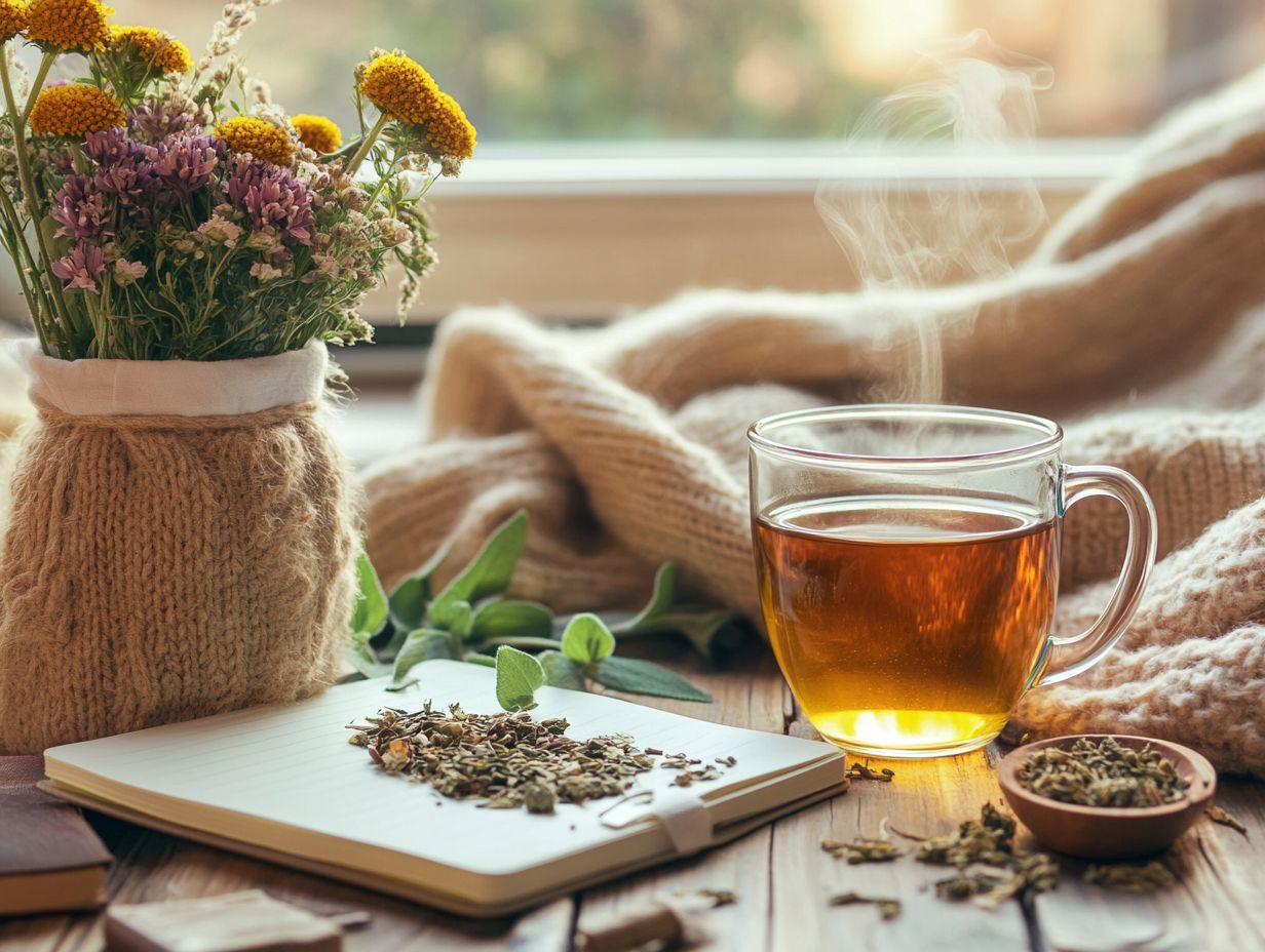 A visual guide on incorporating herbal remedies into postpartum care for new mothers.